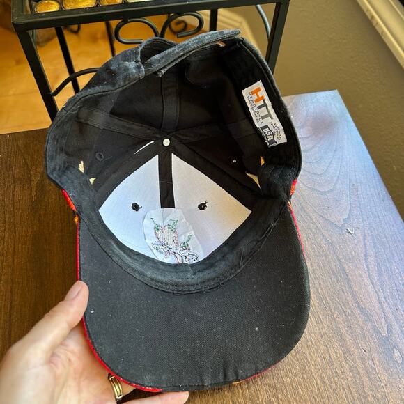 Embroidered Flames and Mad Anthony Logo on Black Hat - Picture 6 of 8